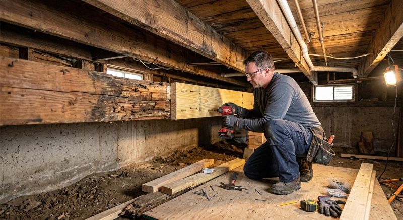 Foundation Joist Repair in Kansas City, KS