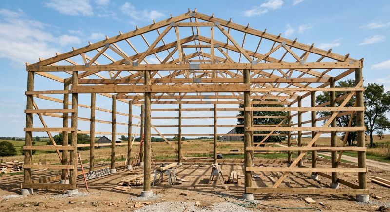 Garage Framing in Conroe, TX