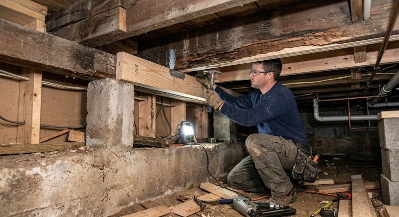 Garage Beam Repair in Kansas City, KS