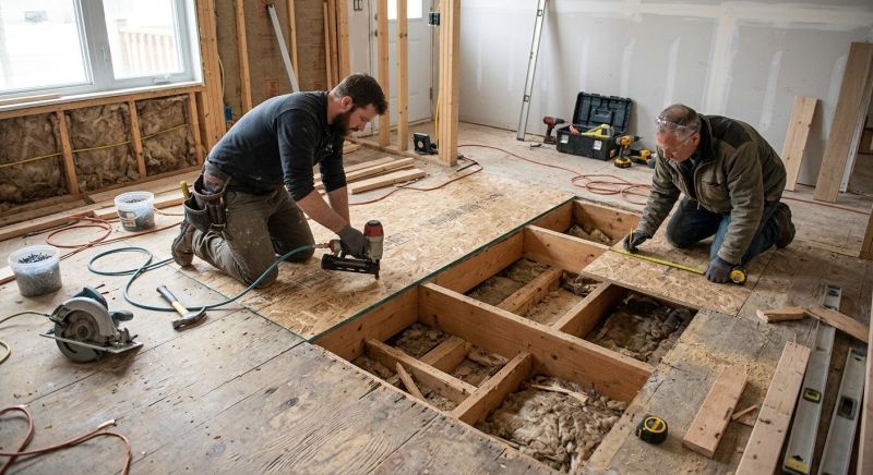 Structural Flooring Repair in Conroe, TX