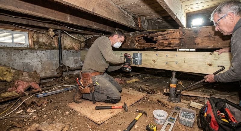 Wood Beam Repair in Kansas City, KS